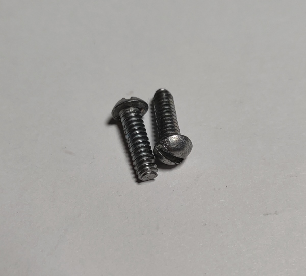 SCREW / PANHD / 6-32 x 0.4375in / FLAT BLADE / NICKEL