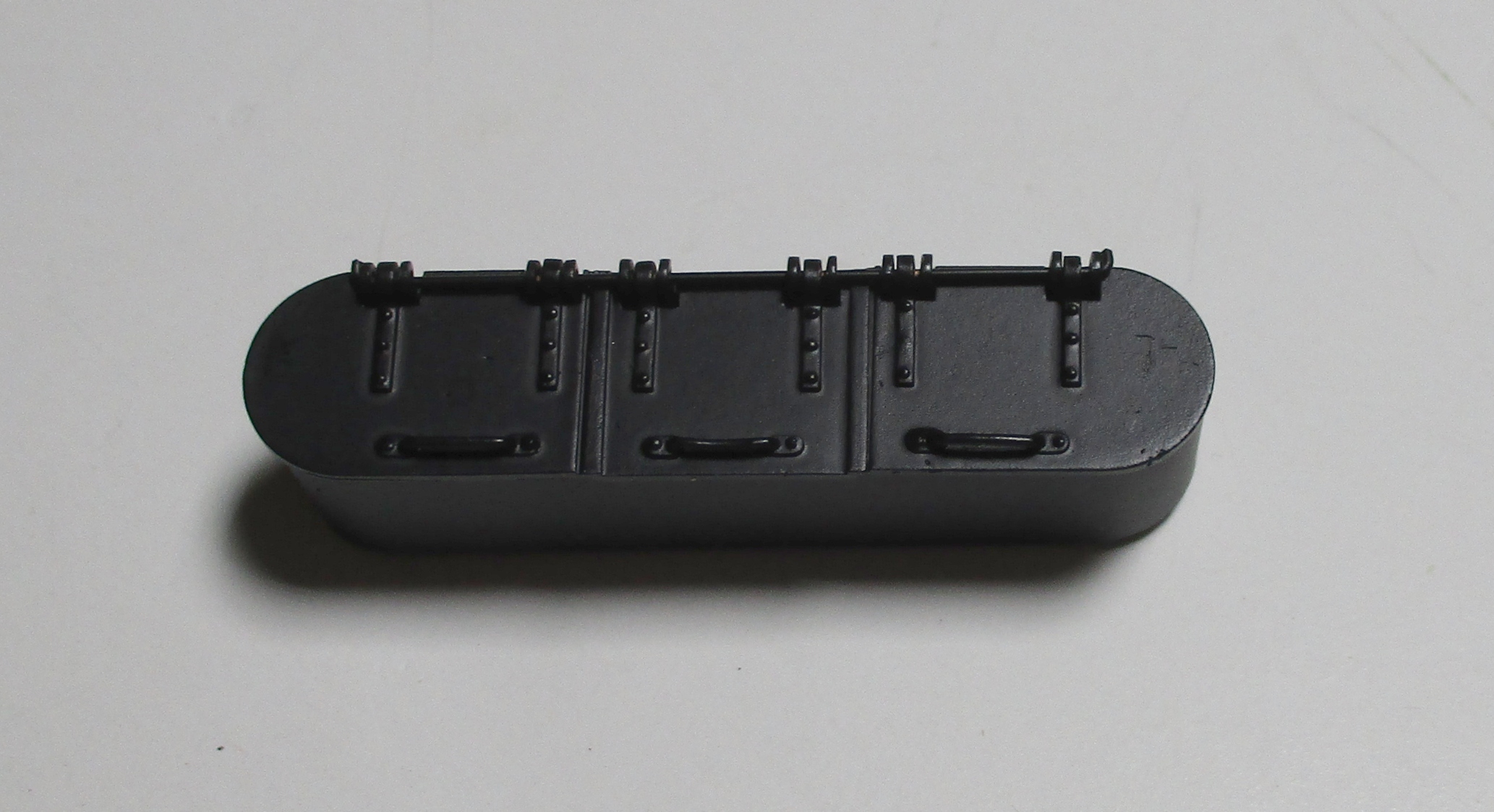 WATER HATCH / ASSEMBLY / TALL / TENDER / 3 WORKING HATCHES / BLACK / PREMIER 0-8-0