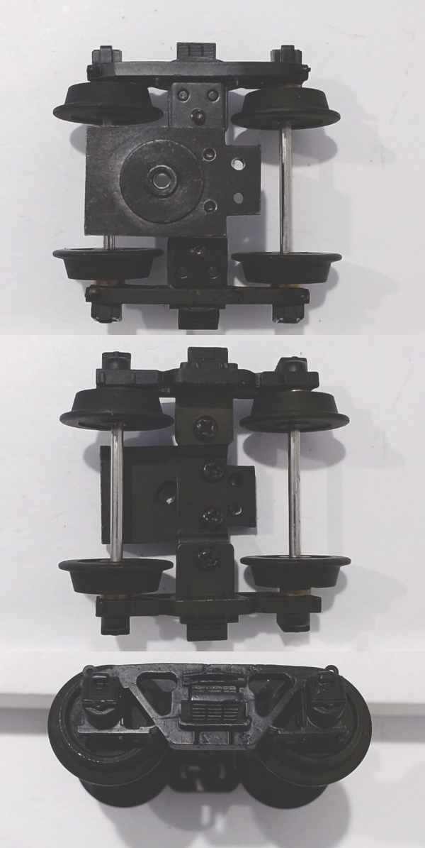 TENDER TRUCK / 4-WHEEL / BLACK / FRONT / VERSION D / PREMIER HEAVY PACIFIC 4-6-2  