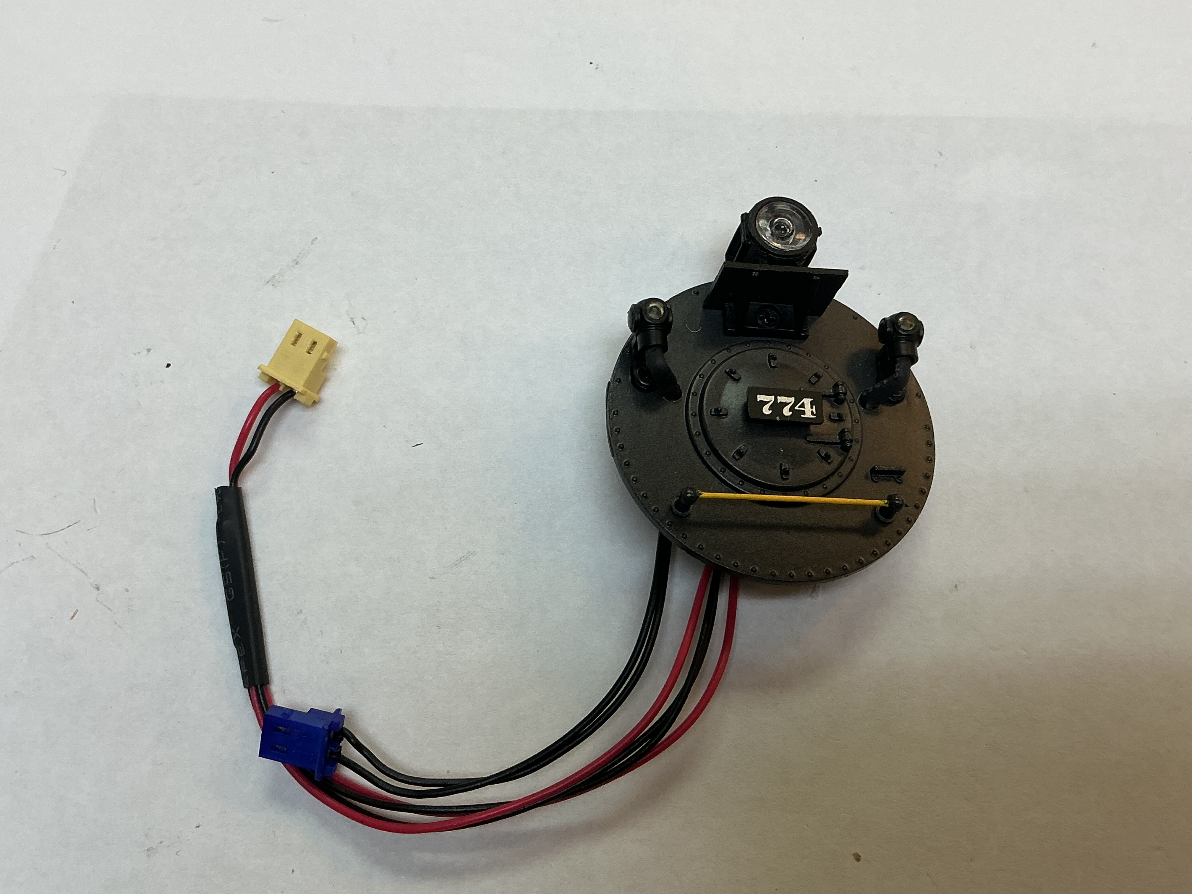 BOILER FRONT / COMPLETE / W/LEDS / #774 / PREMIER CAMELBACK 4-6-0