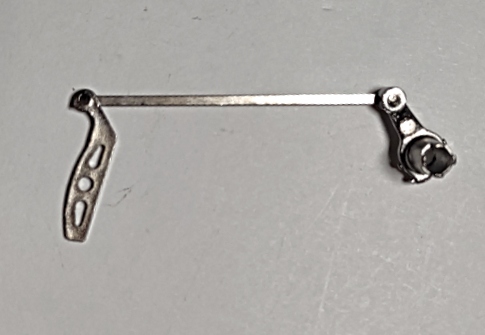 ECCENTRIC ROD ASSEMBLY / 4-WHEEL DRIVER / LH / SATIN NICKEL / PREMIER H-9 2-8-0