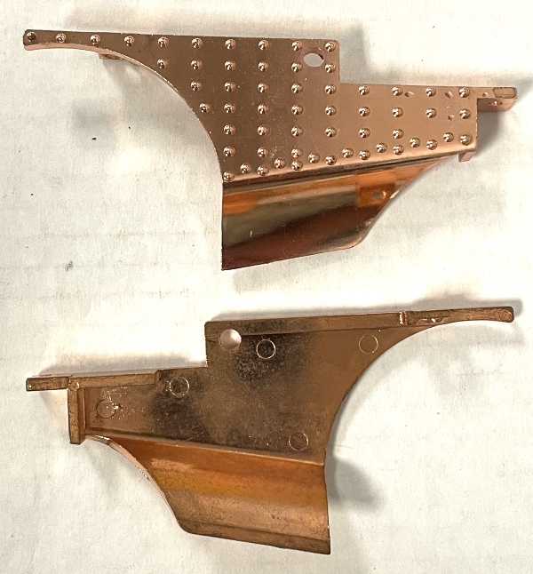 ASH PAN / DIE-CAST / LH / COPPER / TINPLATE STANDARD GAUGE IVES PROSPERITY SPECIAL 1134
