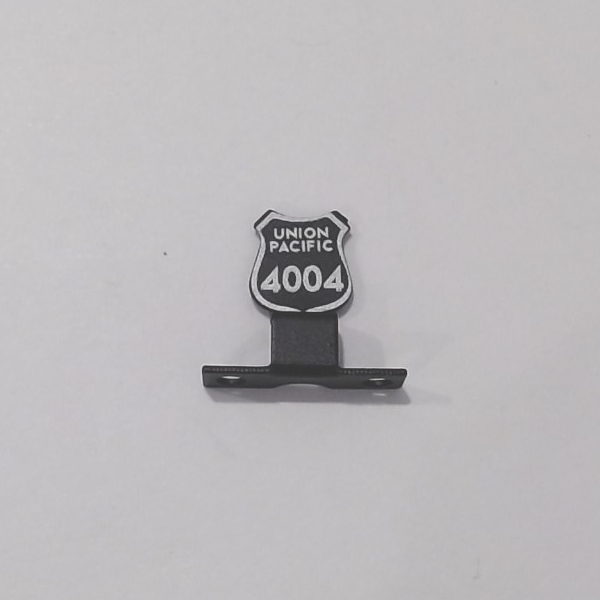 NAME PLATE / PILOT MOUNT / UP #4004 / PS 2 & 3 / PREMIER BIG BOY 4-8-8-4 