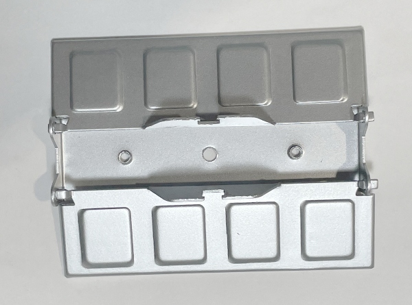 HOPPER DOOR ASSEMBLY / STAMPED / SILVER / TINPLATE STANDARD GAUGE 216 HOPPER