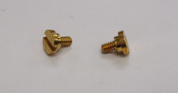 SHOULDER SCREW / (SHLDR LENGTH 0.05in) / GOLD PLATED / 4-40 x 0.225in L x 0.18in D  / PREMIER J-1e HUDSON 4-6-4 / PILOT TRUCK BRACKET TO FRAME