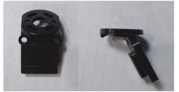 MOTOR MOUNT / STEAM / DIAGONAL / DIE-CAST / 2 MOUNTING HOLES / RAILKING STEAM LOCOMOTIVES