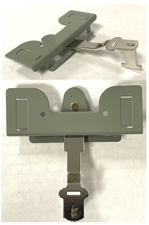 COUPLER RECEIVER / MALE / GRAY / NO STEPS / TINPLATE STANDARD GAUGE A/F 4021 CABOOSE & A/F 4300 SERIES PASSENGER CARS