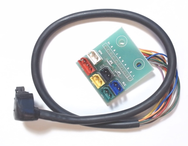 TETHER / STEAM / 10-POSITION / W/PATCH BOARD / PS2 5V / 260mm L / PREMIER FEF 4-8-4