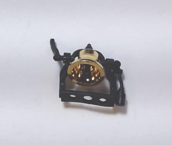 BELL / W/YOKE / W/MOUNT / BRASS & BLACK / PREMIER SANTA FE HUDSON 4-6-4