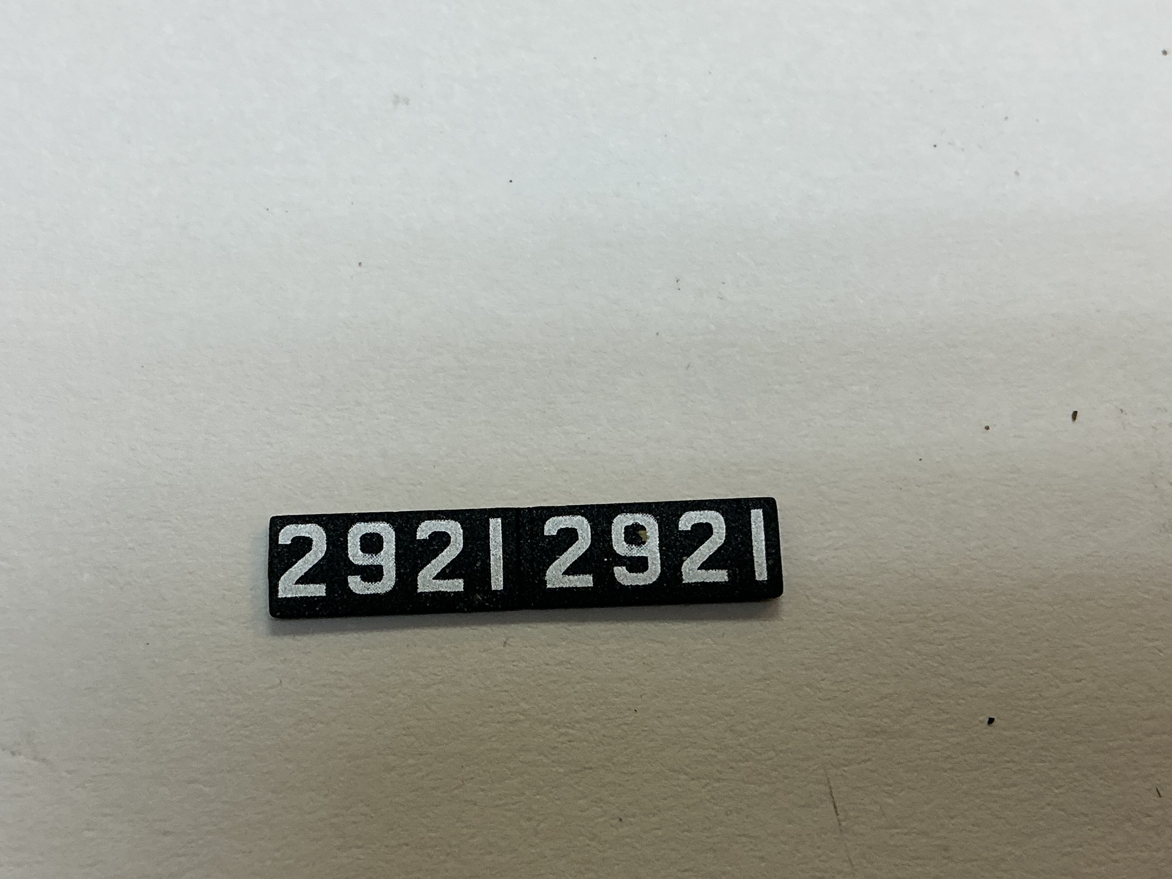 NUMBER BOARD / LH OR RH / SAND DOME SIDES / #2921 / ATSF NORTHERN 4-8-4