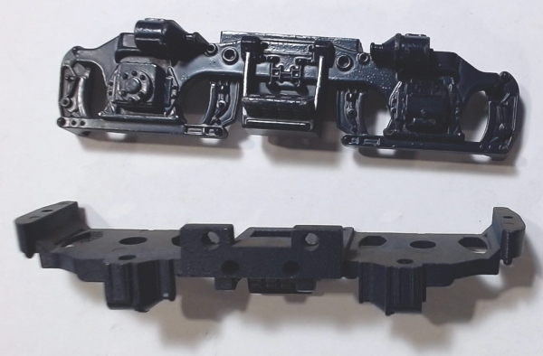 SIDE FRAME / 2-AXLE / LH & RH / BLUE / BOTTOM MOUNT / PREMIER GP38-2