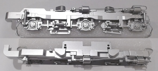 SIDE FRAME / 3-AXLE / SILVER / RF & LR / RAILKING ONE GAUGE SD70ACE