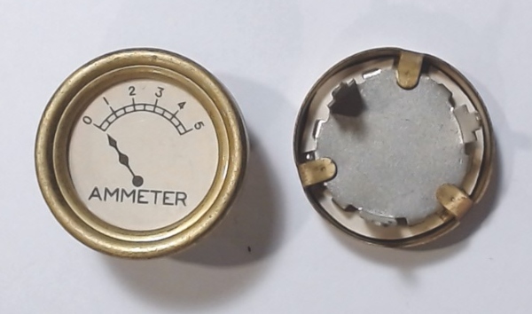 AMP METER / BRASS / TINPLATE STANDARD GAUGE 440C CONTROL PANEL 