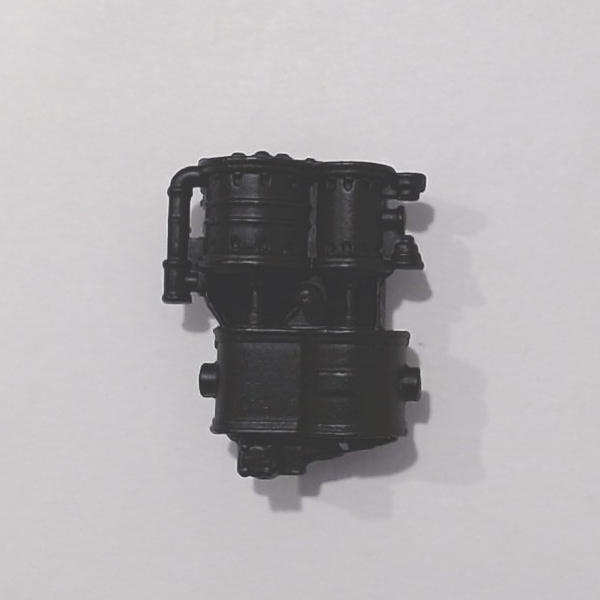 AIR PUMP / BLACK / W/STAMPED MOUNTING BRACKET / WESTINGHOUSE CROSS COMPOUND TYPE /  PREMIER HEAVY PACIFIC 4-6-2