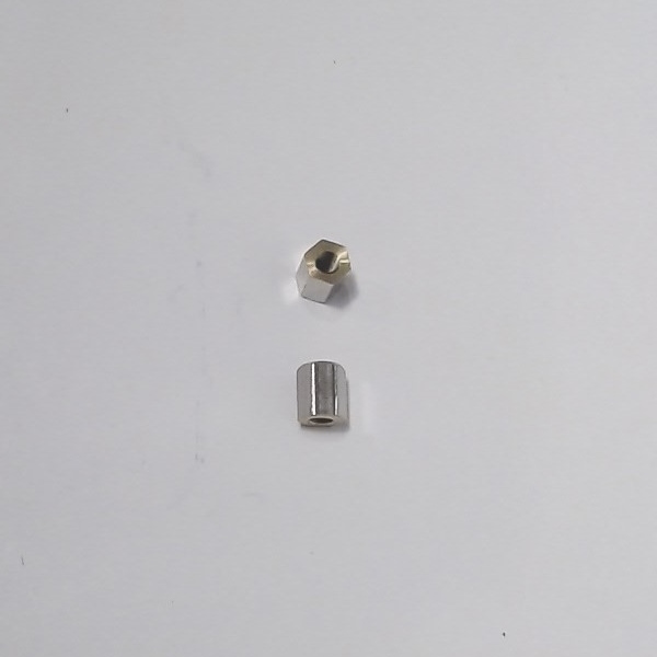 HEX SHAFT / THREADED / M3 x 0.5 x 6.5mm L 