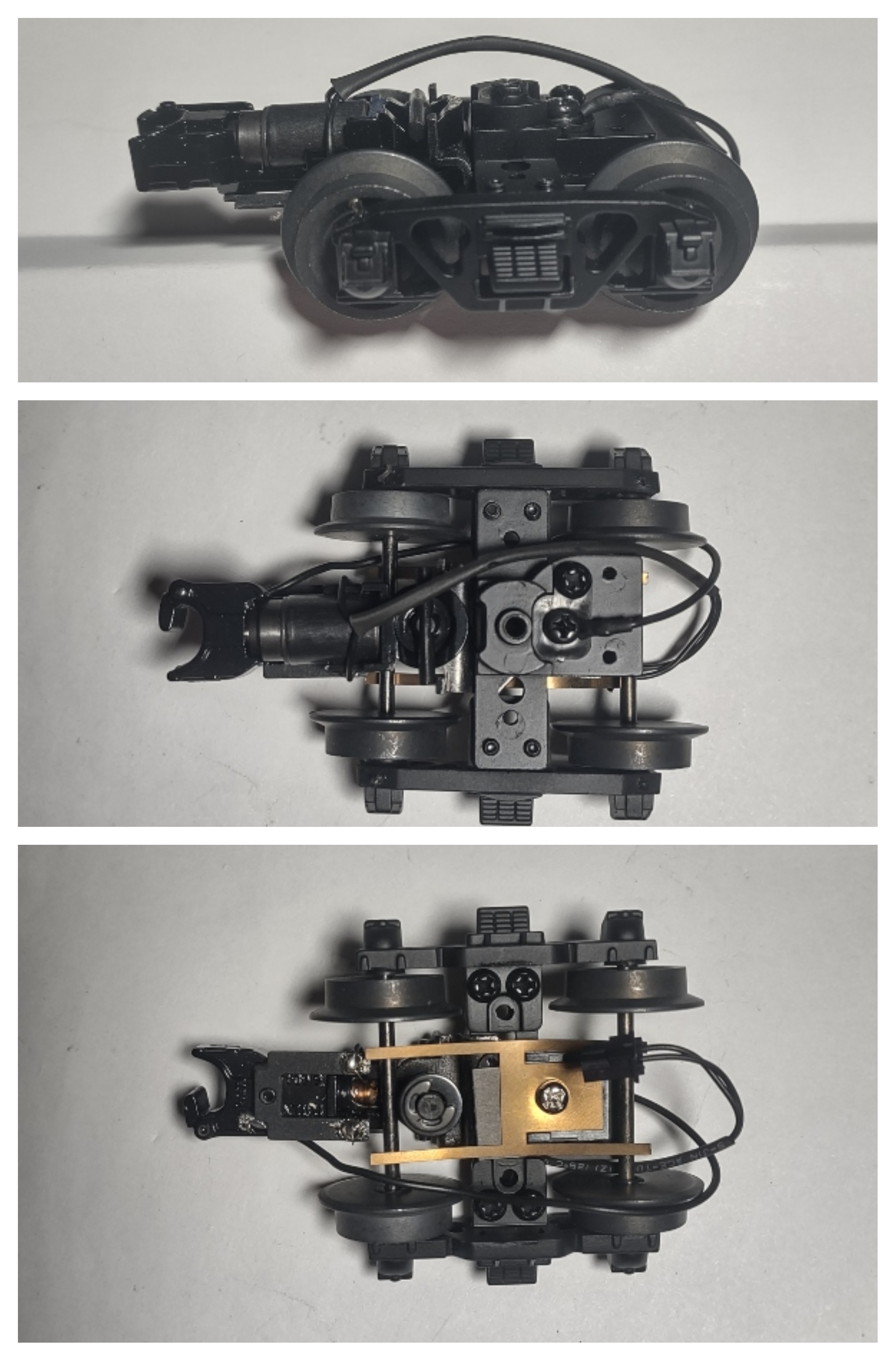 TENDER TRUCK / 4-WHEEL / REAR / W/PROTOCOUPLER / BLACK / PREMIER H-10 2-8-0