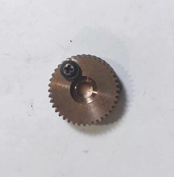 GEAR /HELICAL / 21.3mm O.D. x 7.2mm THICK / SMOKE LEVER ACTUATOR PUFFER UNIT / RAILKING N&W J 4-8-4