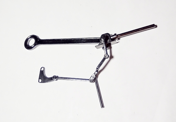 MAIN ROD & CROSSHEAD ASSEMBLY / BLACKENED / MULTIPLE BEARING CROSSHEAD / ROLLER BEARING ROD / LH / L-4b / PREMIER MOHAWK 4-8-2