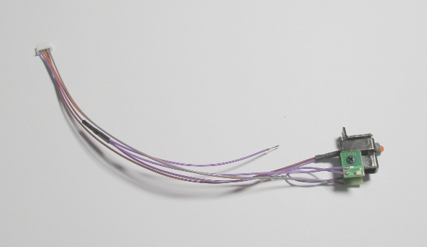 BRACKET / W/HEADLIGHT & MARKER LEDS / W/HARNESS / HO SCALE N&W J CLASS 4-8-4