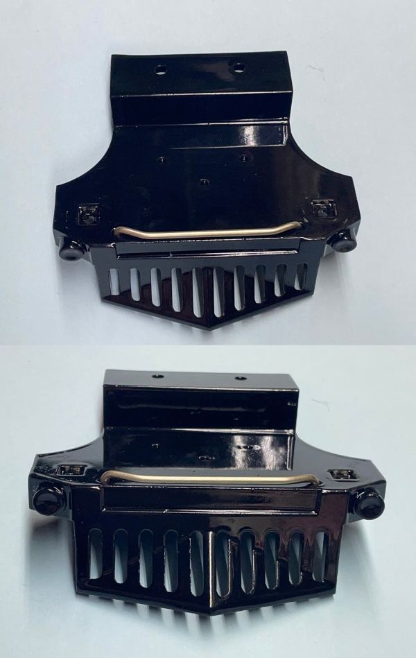 PILOT / CAST / BLACK / W/FRONT BRASS GRAB RAIL / TINPLATE STANDARD GAUGE 4696