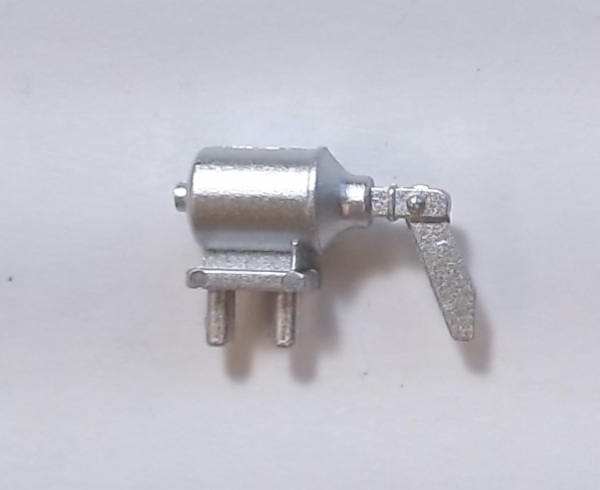 BRAKE CYLINDER / MOUNTS TO SIDE FRAME / SILVER / PREMIER SD-70Ace / E44 / E33 / MANY PREMIER DIESELS