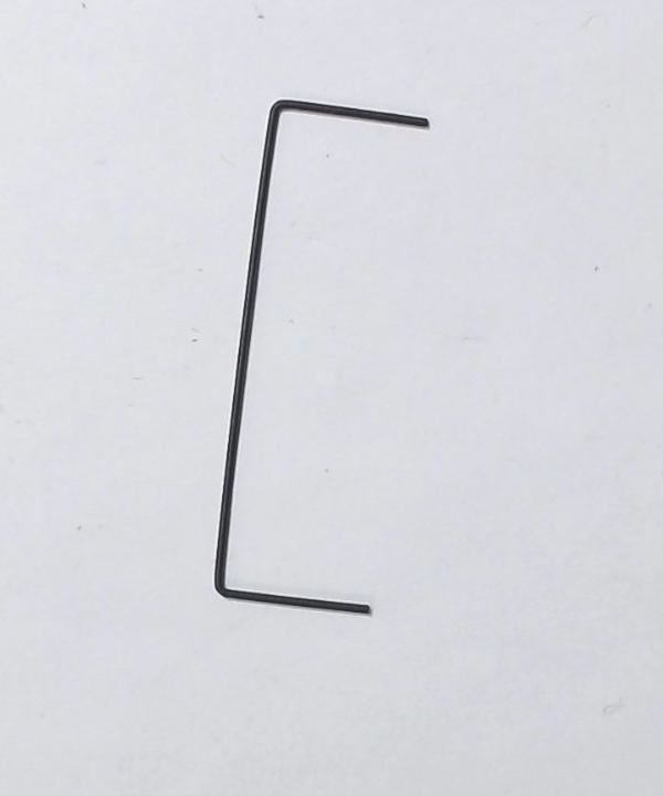 HANDRAIL / TENDER / REAR / LONG / 38.5mm / BLACK / PREMIER K-4s 4-6-2