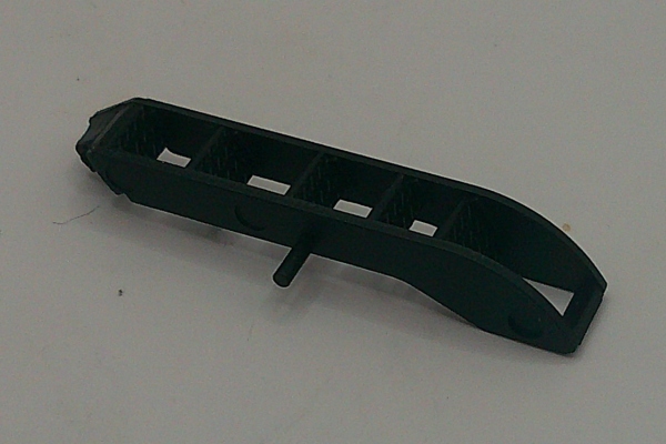 STEPS / LADDER / 5-RUNG / LH SIDE / PILOT MOUNTED / BLACK / HO SCALE GS-4 4-8-4