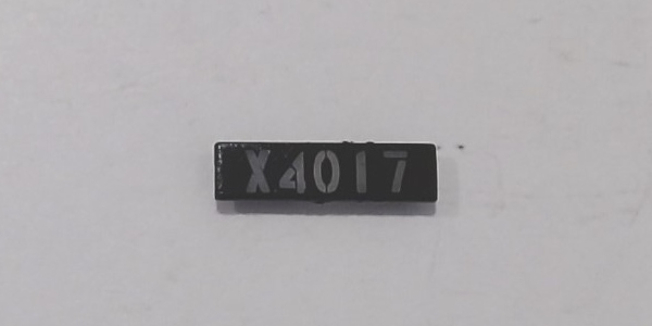 NUMBER BOARD / LH & RH / UP #X4017 / PS 2 & 3 / PREMIER BIG BOY 4-8-8-4 