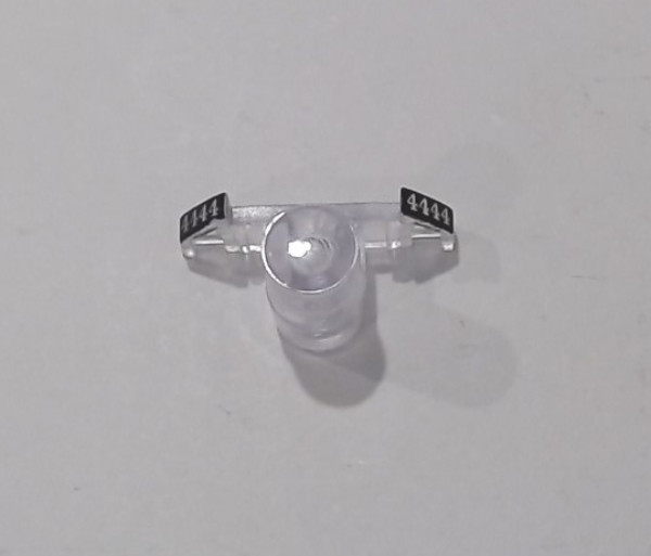 LENS / HEADLIGHT & NUMBERBOARD / CLEAR / #4444 / BOILER FRONT / PREMIER GS-4 4-8-4