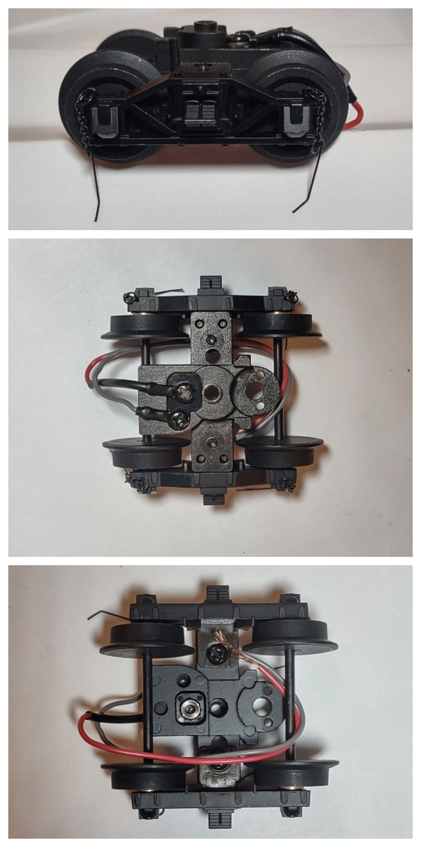 TENDER TRUCK / 4-WHEEL / REAR / W/O PICKUP / W/O PROTOCOUPLER / BLACK / PREMIER AMERICAN & ESE 4-4-0