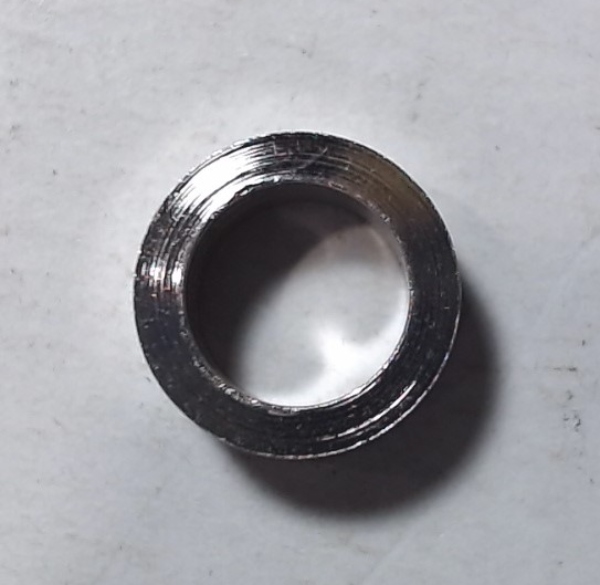 MAIN ROD SPACER / 10mm O.D. x 6.8mm I.D. X 4.3mm TALL / NICKEL / RAILKING STEAM LOCOMOTIVE