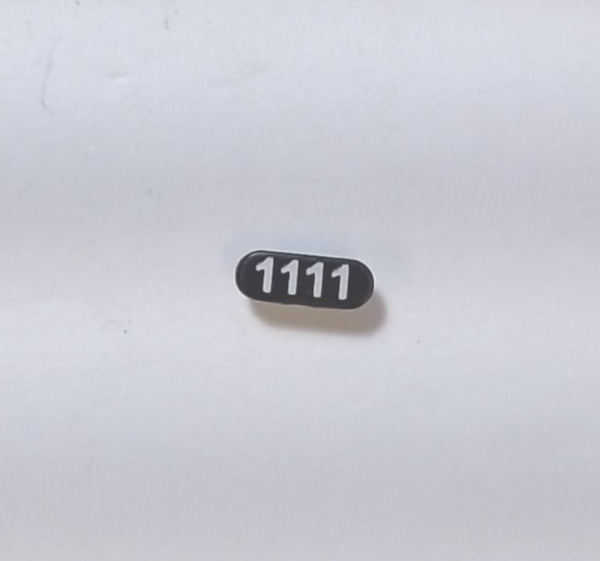 NUMBER BOARD / RF / #1111 / PREMIER SD70ACe