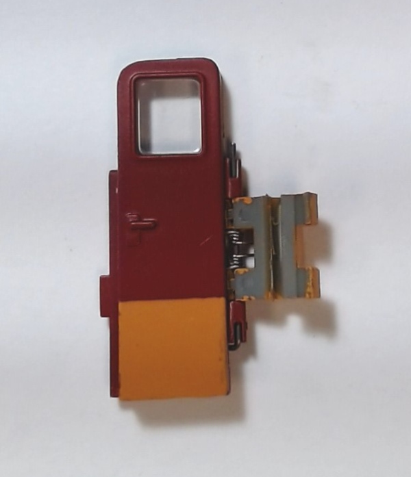 DOOR / W/HINGE ASSEMBLY / RM / ORANGE AND RED / PREMIER FM ERIE BUILT MLW