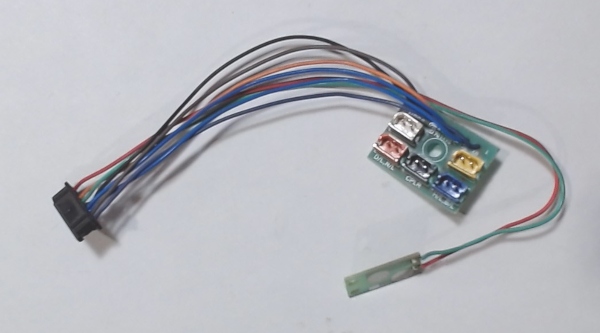 WIRE HARNESS / 8-POSITION / 100mm WIRES W/ PATCH BOARD AND CONTACT BOARD / PREMIER FT AND OTHER PS2 SLAVE ENGINES / CAN USE BC2100112