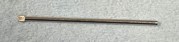 HINGE PIN / 0.07" DIA x 2.25" LONG / CHROME / TINPLATE STANDARD GAUGE A/F 4300 SERIES PASSENGER CAR