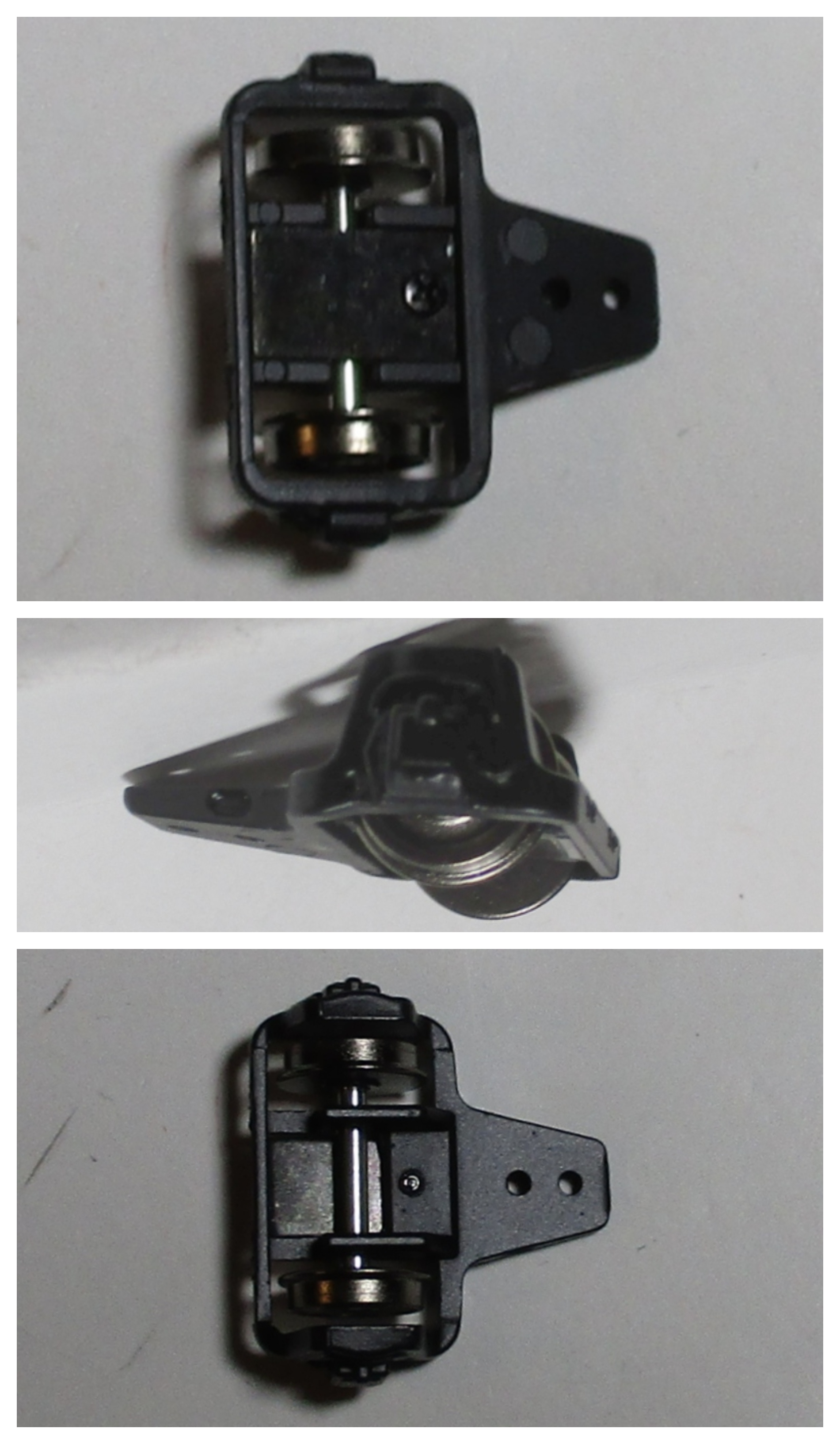 2-WHEEL TRAILING TRUCK / BLACK / HO SCALE CAB FORWARD 4-8-8-2