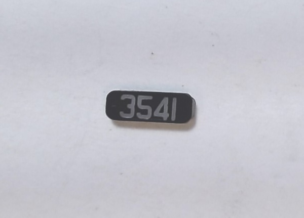 NUMBER BOARD / LF & RR / HO SCALE GP-35 / B&O #3541