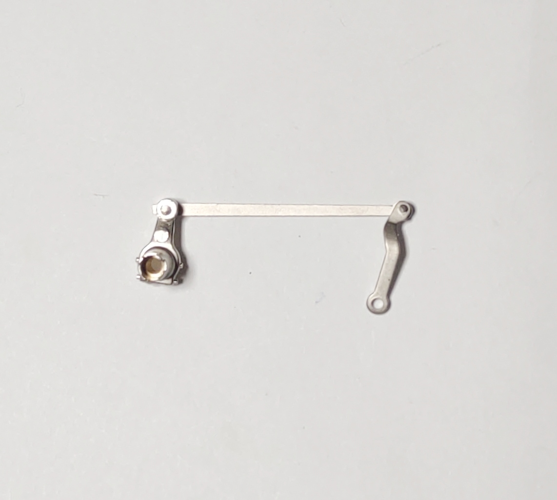 ECCENTRIC ROD ASSEMBLY / LH / SATIN NICKEL / PREMIER MOHAWK 4-8-2