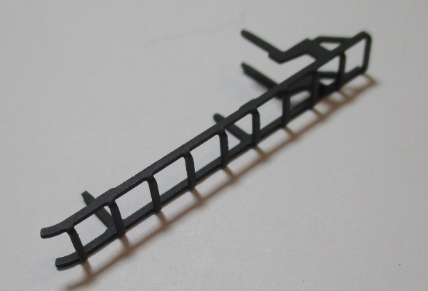 LADDER / BLACK / TENDER REAR / LH / HO SCALE BIG BOY 4-8-8-4