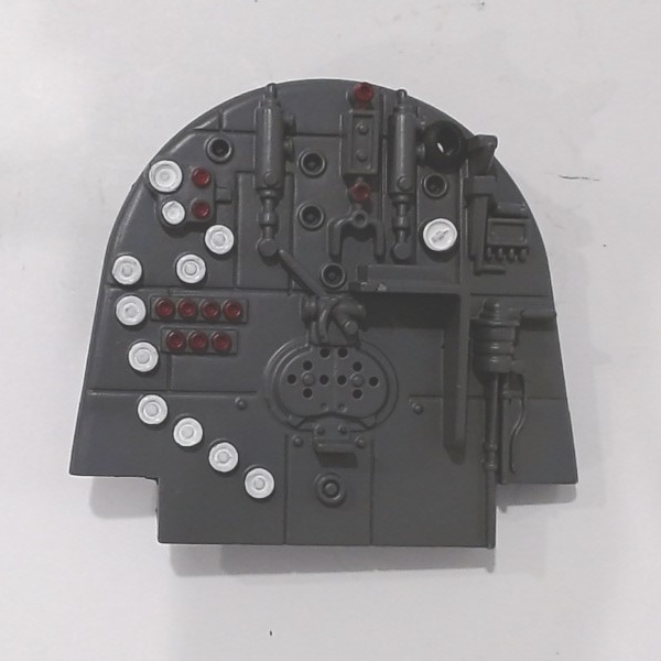 BACKHEAD / GRAY W/WHITE & RED GAUGES / NO LAMPS / PREMIER CHALLENGER 4-6-6-4 