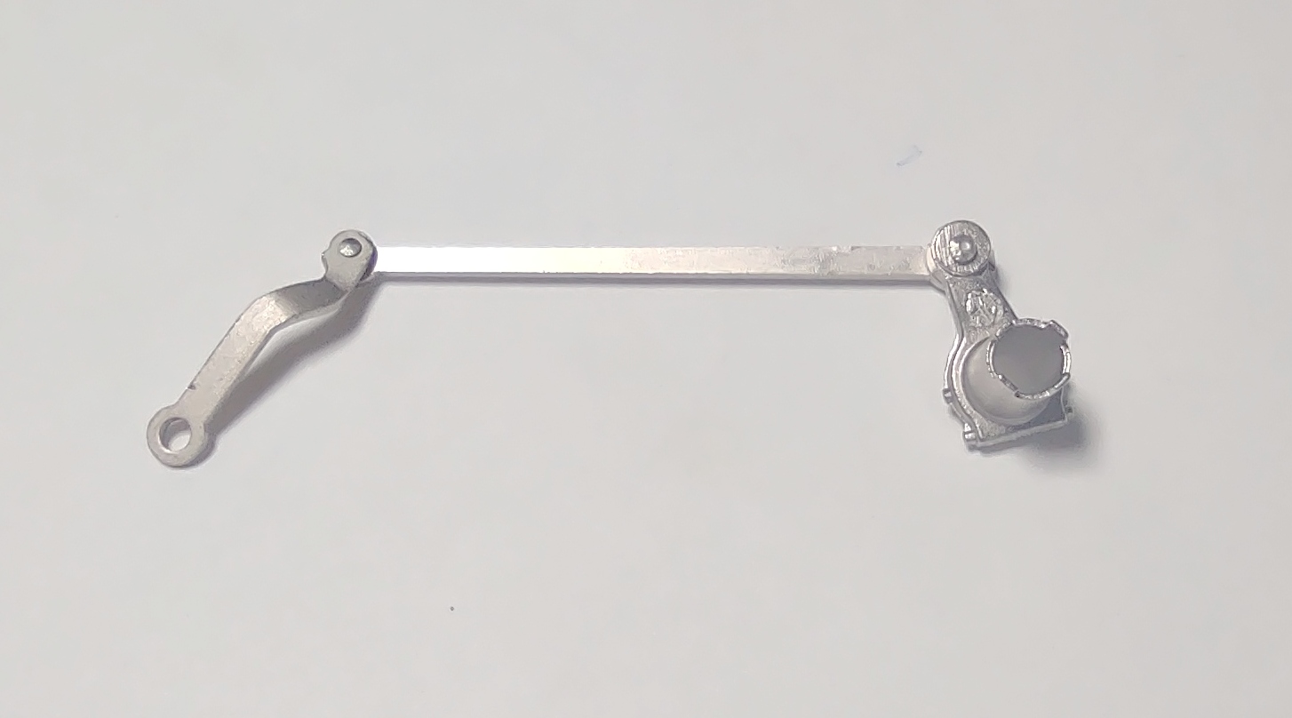 ECCENTRIC ROD ASSEMBLY / RH / SATIN NICKEL / PREMIER MOHAWK 4-8-2