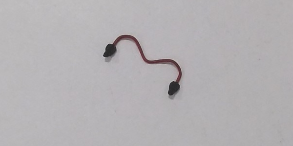 MU HOSE / RED & BLACK / HO SCALE ES44AC