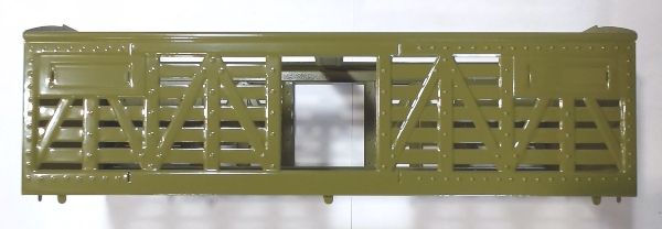 SHELL / STOCK CAR / PAINTED GREEN / TINPLATE STANDARD GAUGE 513