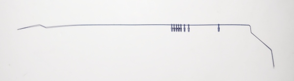 HANDRAIL / BOILER / LONG / W/STANCHIONS / LH OR RH / BLACK / PREMIER MOHAWK 4-8-2