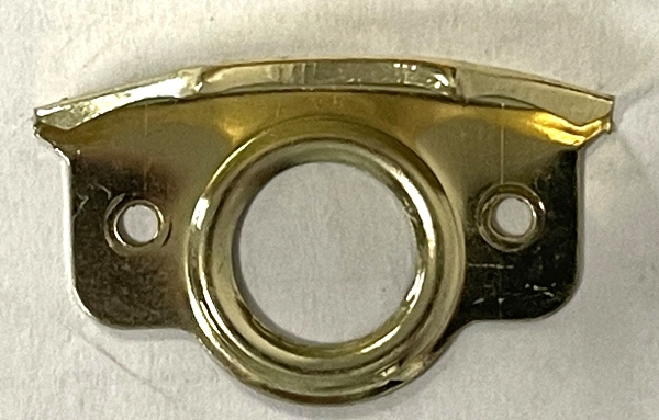 BRACKET / PANEL LAMP VISOR/ BRASS / FRONT / TINPLATE STANDARD GAUGE 440 /4400
