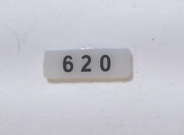 NUMBER BOARD / FRONT / PREMIER F-7A / LONG ISLAND #620
