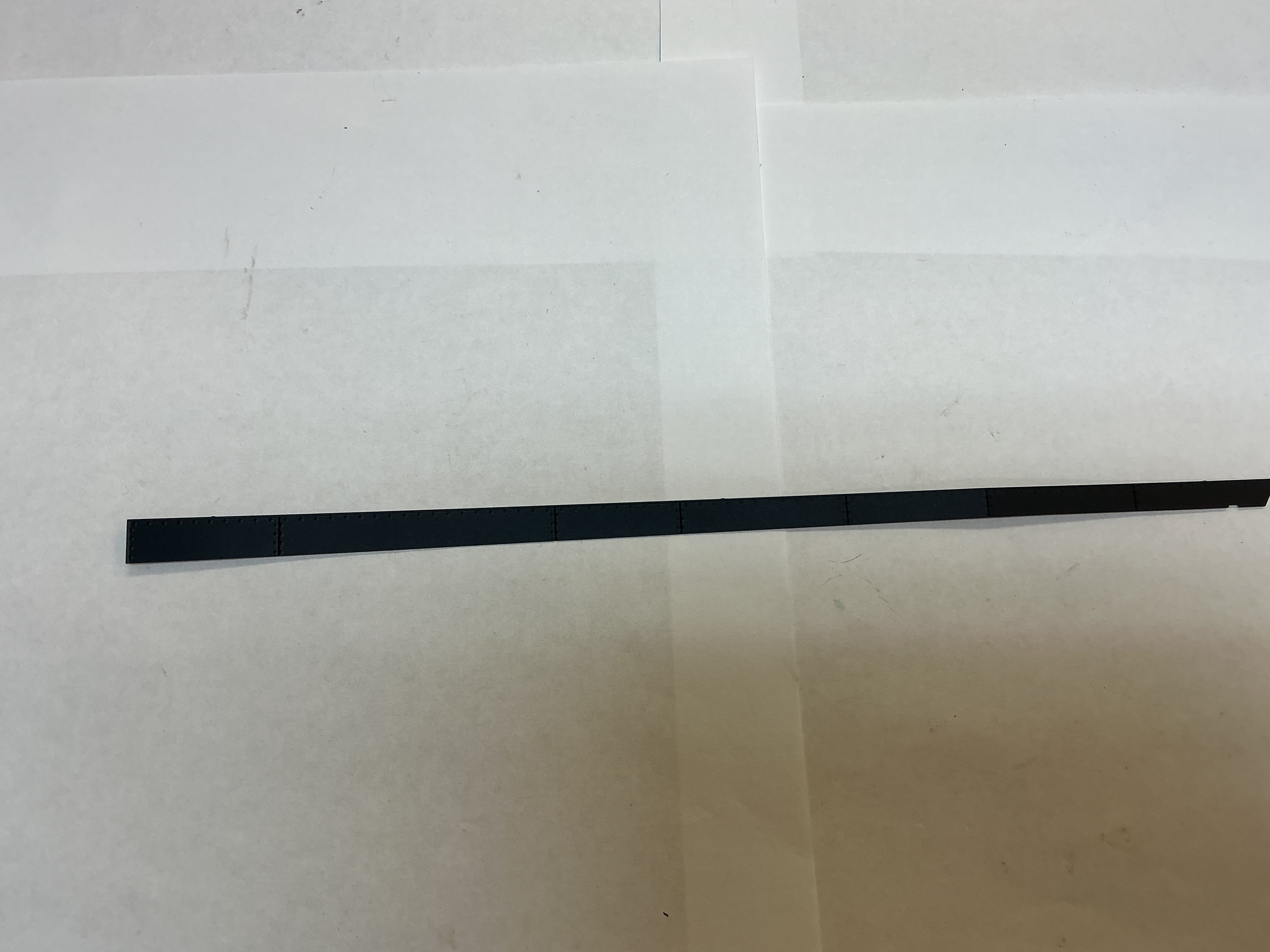 WALKWAY / RUNNING BOARD / BOILER LH / BLACK / PREMIER EMPIRE STATE EXPRESS 4-6-4