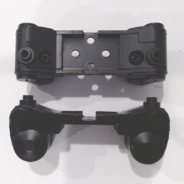 STEAM CHEST / FRONT ENGINE / BLACK / W/THREADED PIVOT PIPE HOLES / PREMIER CHALLENGER 4-6-6-4
