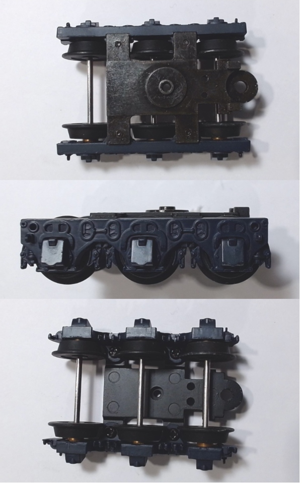 TENDER TRUCK / 6-WHEEL / DARK BLUE / REAR / PREMIER PACIFIC 4-6-2