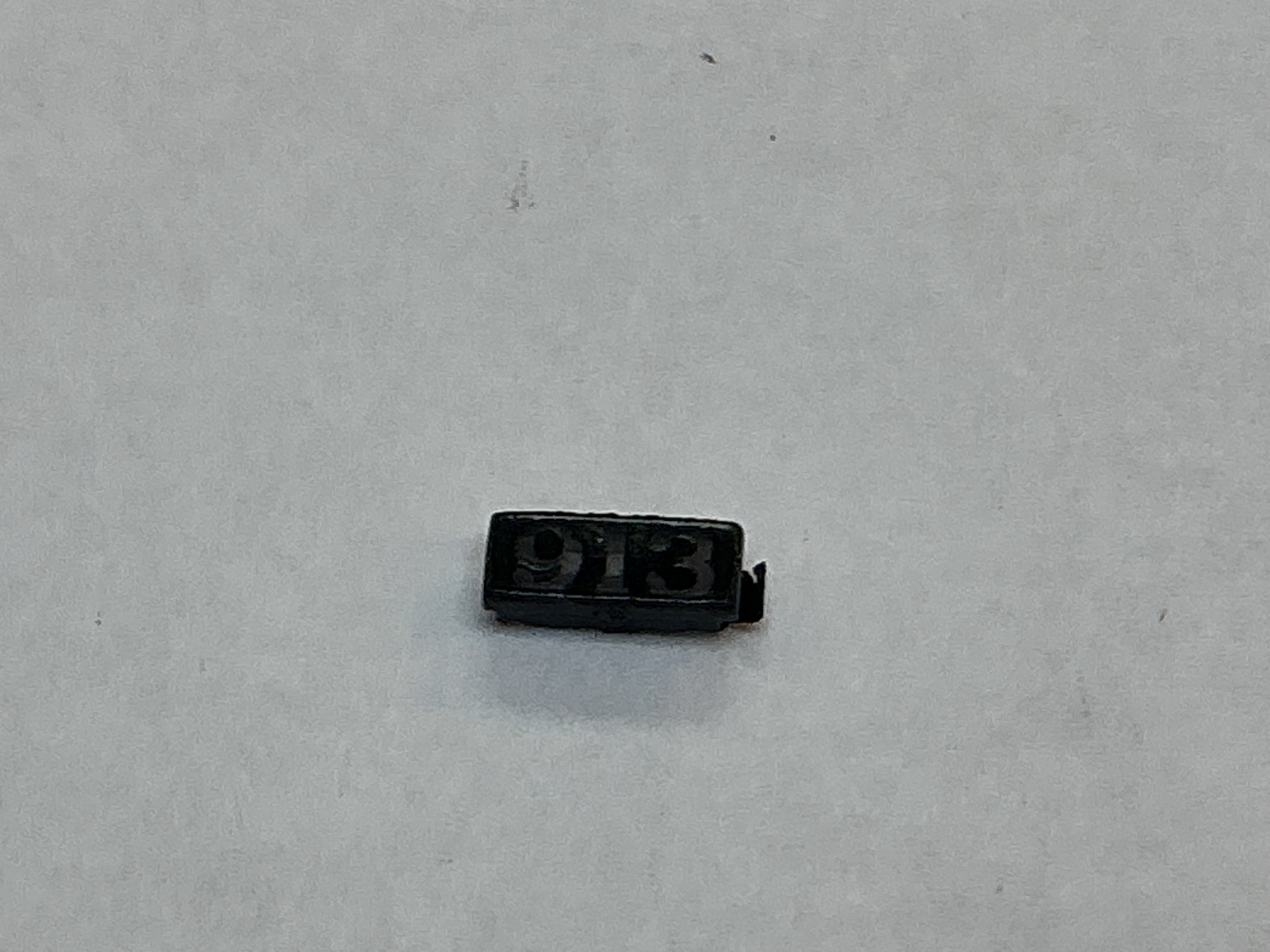 NUMBER BOARD / RH OR LH / HEADLIGHT HOUSING / #913 / PREMIER CAMELBACK 4-6-0